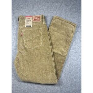 Levi's 314 Jeans Womens 32X30 Shaping Straight‎ Corduroy Stretch Irregul…